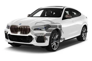 2021 BMW X6 M50i 5 Door SUV Angular front