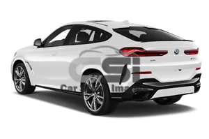 2021 BMW X6 M50i 5 Door SUV Angular rear