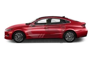 2021 Hyundai Sonata Hybrid Limited 4 Door Sedan Side view