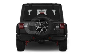 2021 Jeep Wrangler Rubicon 3 Door SUV Rear view