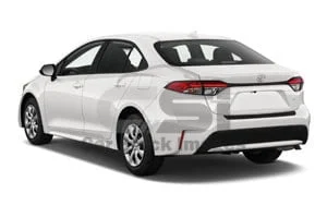 2021 Toyota Corolla LE 4 Door Sedan Angularrear