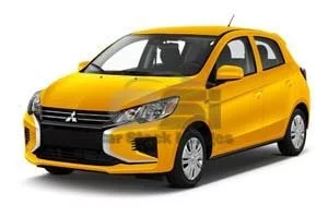 2024 Mitsubishi Mirage ES CVT 5 Door Hatchback Angularfront